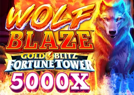 Wolf Blaze™ Gold Blitz Fortune Tower™ game screenshot
